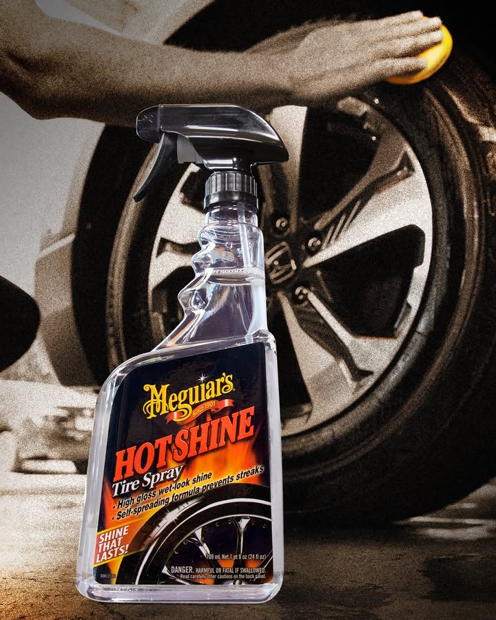 Meguiars's tweet photo. No time is a bad time for Hot Shine! π₯ β¨
Hot Shine Tire Spray!
Is it time for shine? If so, click here!
https://t.co/CwQxbXaHyv
#meguiars #tireshine #tiredressing #hotshine #hotshinetirespray #shine #gloss https://t.co/yMZKUTJlrj