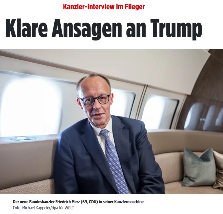 Friedrich Merz fährt zu Trump, um ihm „die Meinung zu sagen“ – wegen seiner AfD-Sympathien.
Spoiler: Trump wird lachen, Merz wird nicken, und am Ende gibt’s ein Foto mit Daumen hoch.
#Merz #Trump #AfD #MäuschenMut #AußenpolitikZumFremdschämen