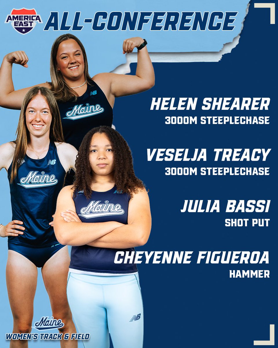 MaineXCTF's tweet photo. All-Conference Black Bears Ⓜ️ https://t.co/nXweJFc1fd