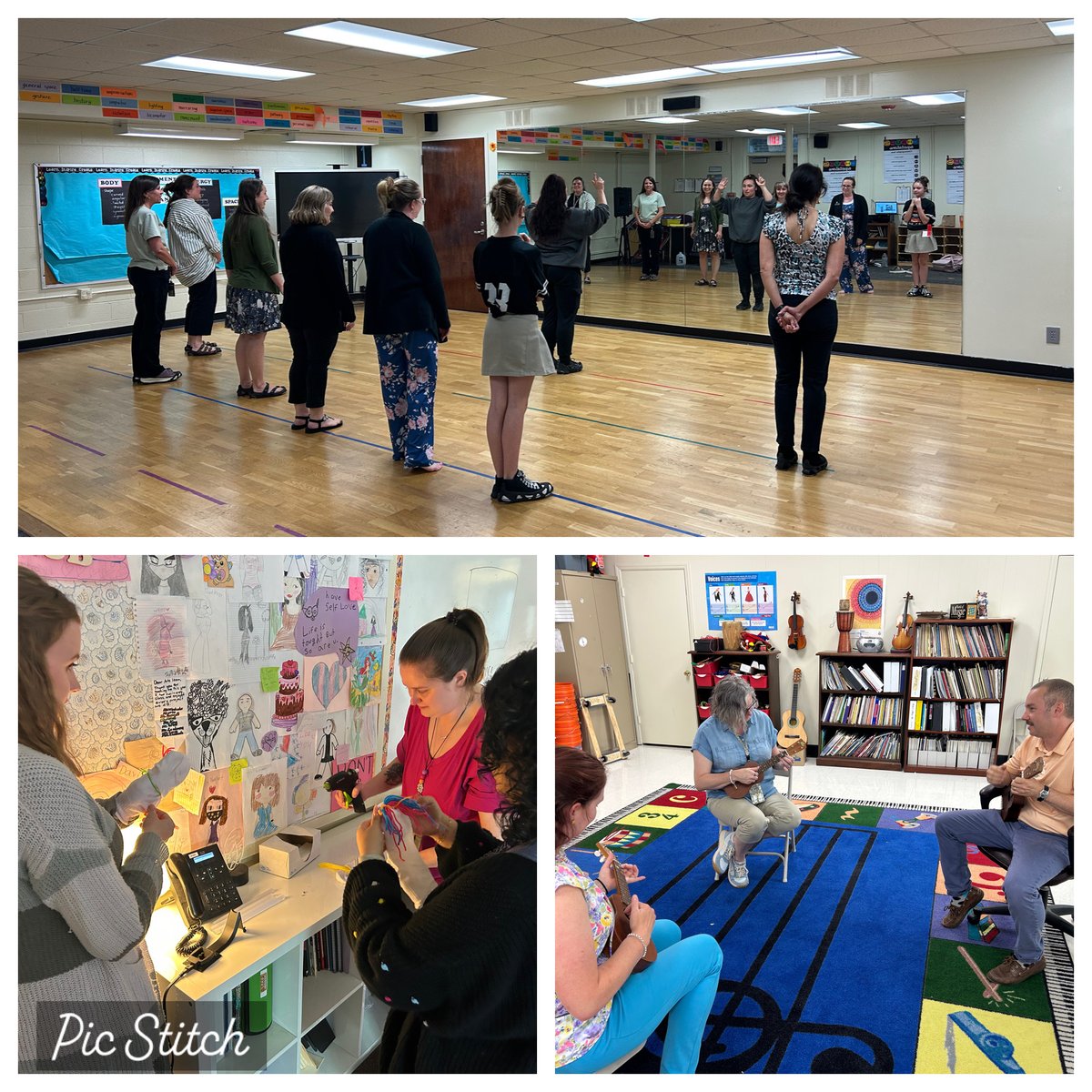 Benton Heights ESA (@bentonheightses) on Twitter photo We love to "Sharpen the Saw" & learn from each other! Our Instructional Support team led a session on collaborative math games. Then, PreK-5 teams experienced why we are a school of the arts, with sessions from our Essentials crew. <a href="/UCPSNC/">Union County Public Schools</a> <a href="/AGHoulihan/">Andrew G. Houlihan</a> <a href="/aestinch/">Amanda Stinchcomb</a> <a href="/boatcandice/">Candice Boatright</a> We love to "Sharpen the Saw" & learn from each other! Our Instructional Support team led a session on collaborative math games. Then, PreK-5 teams experienced why we are a school of the arts, with sessions from our Essentials crew. <a href="/UCPSNC/">Union County Public Schools</a> <a href="/AGHoulihan/">Andrew G. Houlihan</a> <a href="/aestinch/">Amanda Stinchcomb</a> <a href="/boatcandice/">Candice Boatright</a>