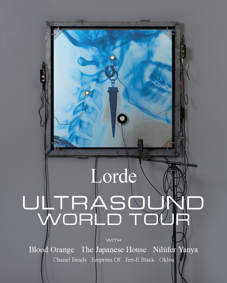 lorde's tweet image. Ultrasound ——— I am going on tour in support of my new album, Virgin. Very proud and excited to be bringing my most talented friends in support. Tickets on sale May 16, pre-sale May 14. Come see what’s under the skin. 𝑳ĿŁု⑷♶✬ ㉘ ⨃ꤔꢺ⫡ ⸉ lorde.co.nz/tour
ⴹ ⵖ ⴱ