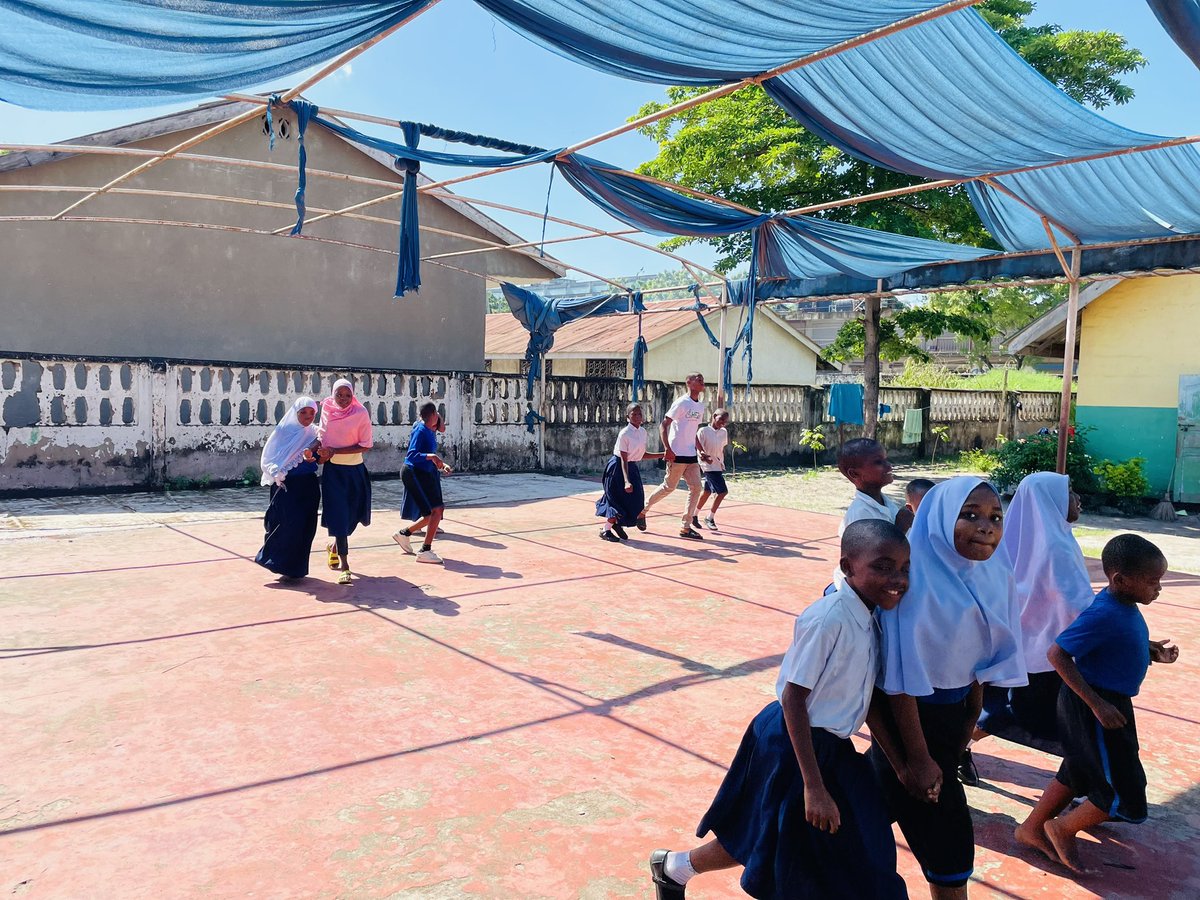 BostonKarata's tweet photo. As a blind marathon coach, nothing fills my heart more than seeing the unstoppable spirit of Uhuru Mchanganyiko Primary School students! These kids are pure joy; running, playing, laughing, and ready to take on any challenge. I’m thrilled to teach and guide them 🙏🏾 #ChezaNasi2025 https://t.co/Jw25Vuw4YS