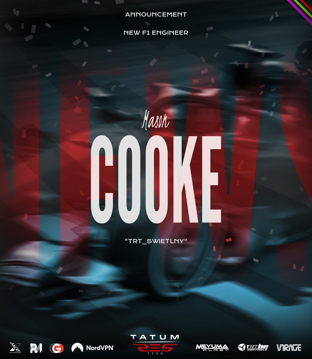 From Great Britain, we’re proud to welcome Mason Cooke (@TRT_Swietlny) to the team as our newest F1 engineer! When asked to describe himself, he simply said: “Anything, to be honest—I’m just special.” And honestly? We believe him. Let’s get to work! #F125 #EngineeringExcellence