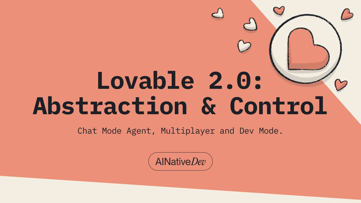 From assembly → C → Python → Chat. Does Lovable 2.0 belong in the next abstraction layer?

Explore this exciting news with <a href="/FernandezBap/">Bap</a> -&gt; ainativedev.co/fzn

#AINativeDev #DevTools #Lovable