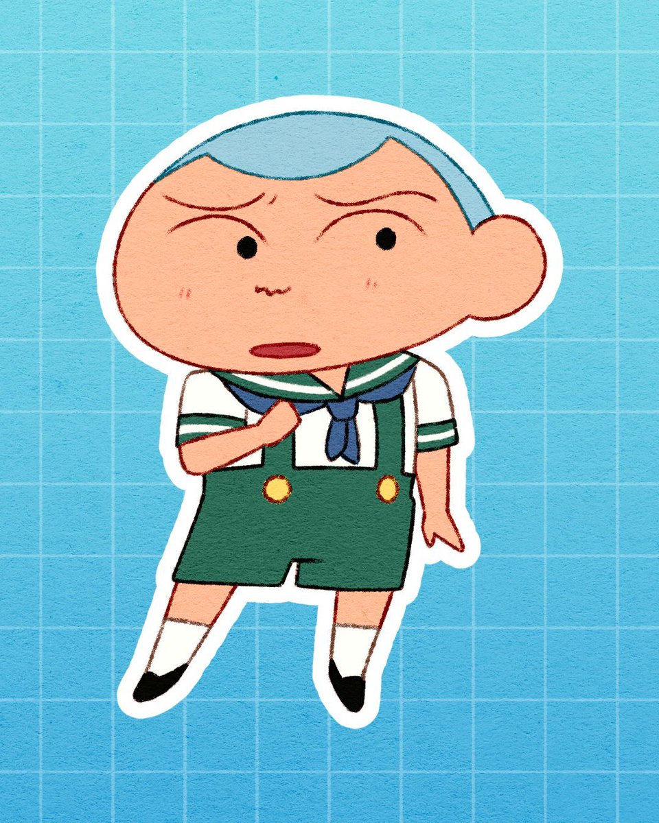pleasemyart's tweet photo. Masao ⛵ 
.
.
.
.
.
.
#shinchan #kazama #bochan #nene #masao #fanart #illustration #anime #digitalart #art #crayonshinchan #sailor #cute https://t.co/68yMgTxTxB
