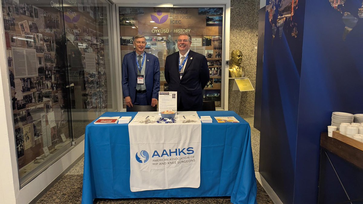 AAHKS is in Istanbul, Turkey this week to co-brand the 3rd Annual International Consensus Meeting on #infection. More than 1,000 surgeons &amp; researchers from more than 100 countries create a consensus document on treating infections in #hip &amp; #knee #surgery icmortho.org