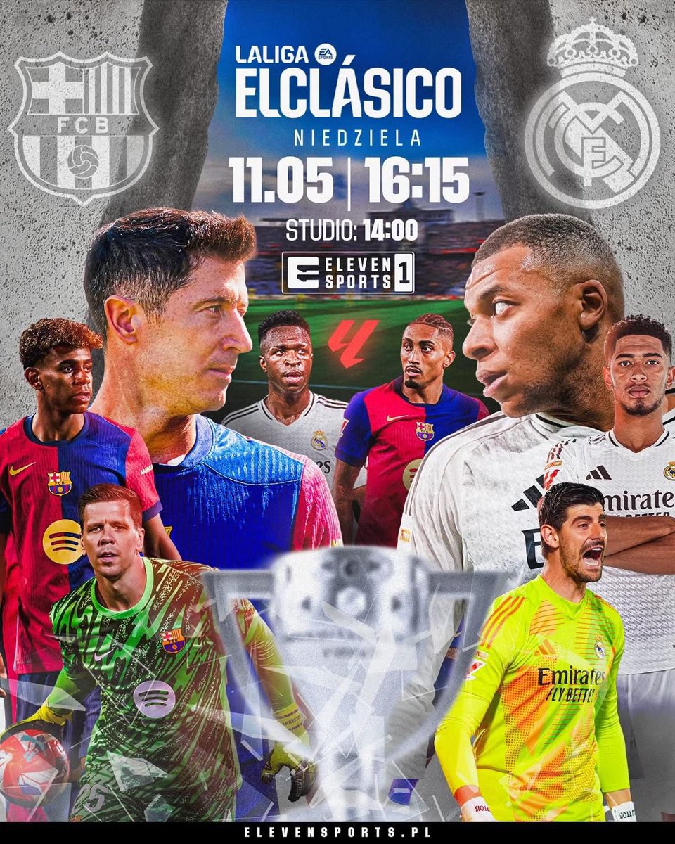 Klasyk już w niedzielę, a mnie interesuje jakby wyglądała Wasza łączona 11 Barcy i Realu? Na tu i teraz. Tylko dostępni piłkarze.

Moja propozycja:
Courtois - Eric, Cubarsi, Acensio, Inigo - Valverde, Pedri - Lamine, Raphinha, Vinicius - Mbappe #lazabawa