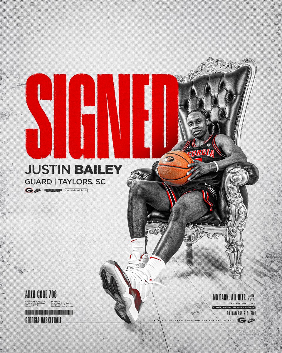 Georgia Basketball (@ugabasketball) on Twitter photo Dawg in new threads ✍️
Welcome to the Classic City, <a href="/JustinBailey_2_/">Justin Bailey 🎓'22</a>❗️
🗞️ gado.gs/justinsigns
#GoDawgs Dawg in new threads ✍️
Welcome to the Classic City, <a href="/JustinBailey_2_/">Justin Bailey 🎓'22</a>❗️
🗞️ gado.gs/justinsigns
#GoDawgs