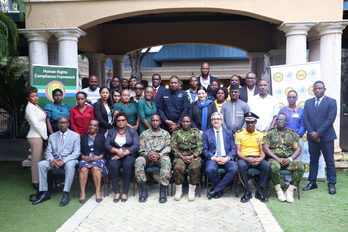 <a href="/BINUH_UN/">BINUH</a> and <a href="/UNHumanRights/">UN Human Rights</a> supported the <a href="/MSSMHaiti/">Multinational Security Support Mission to Haiti</a> in establishing the Steering Committee for the Complaint and Reporting Mechanism (CRM) on 6 May.