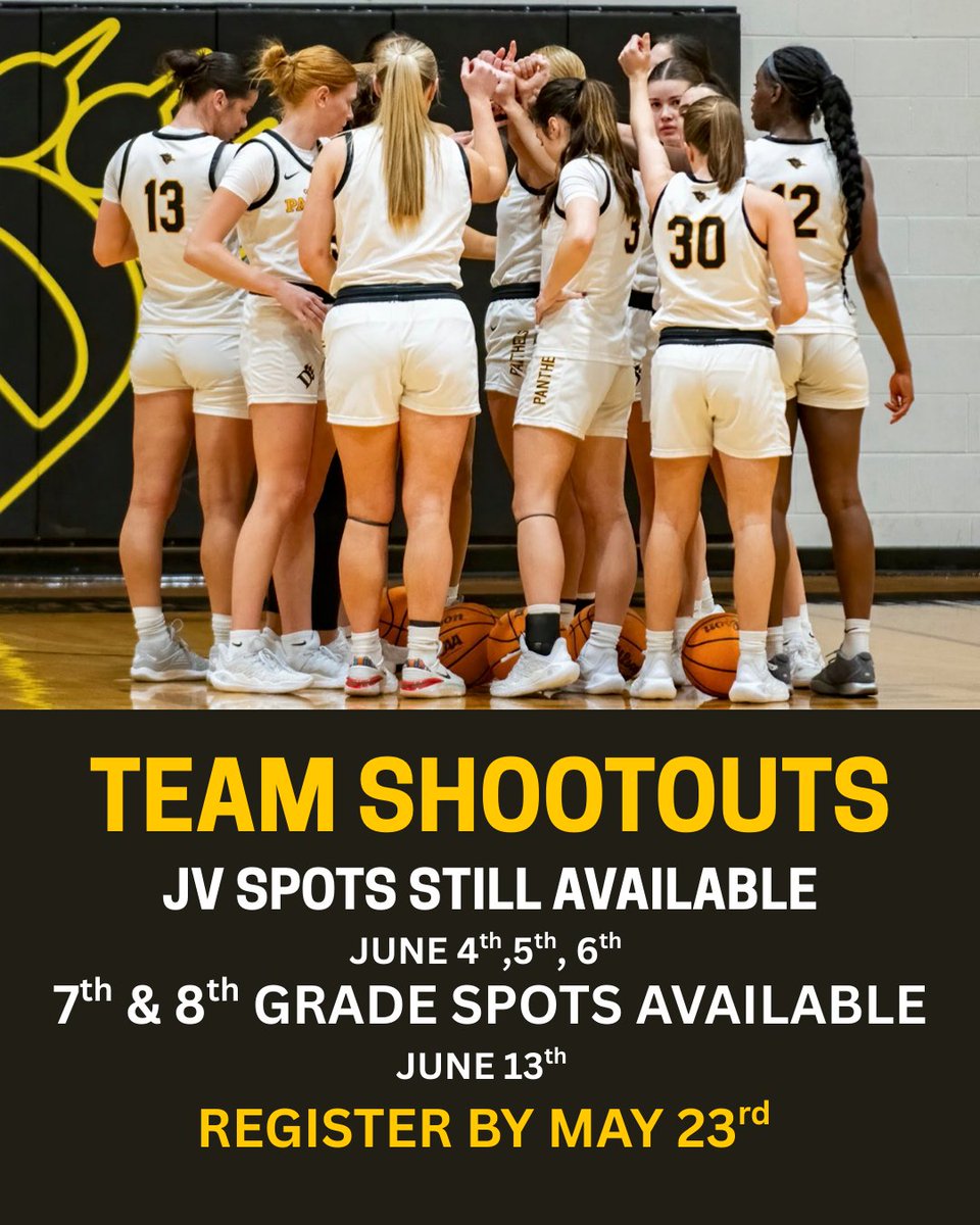 High School AND Middle School Teams! Use this link to sign up:

docs.google.com/forms/d/1L5Kox…

Hope to see you there!
#ODUWBB #PantherPride