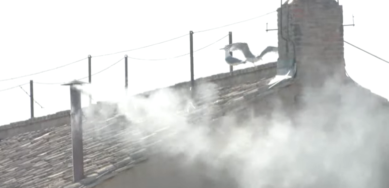 The smoke is white! We have a pope!!