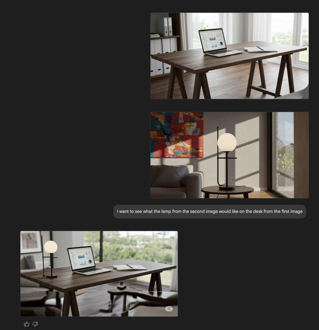 Gemini 2.0 Flash’ın yerel görsel oluşturma özelliği yükseltildi. 

Artık görsel kalitesi açısından çok daha iyi.