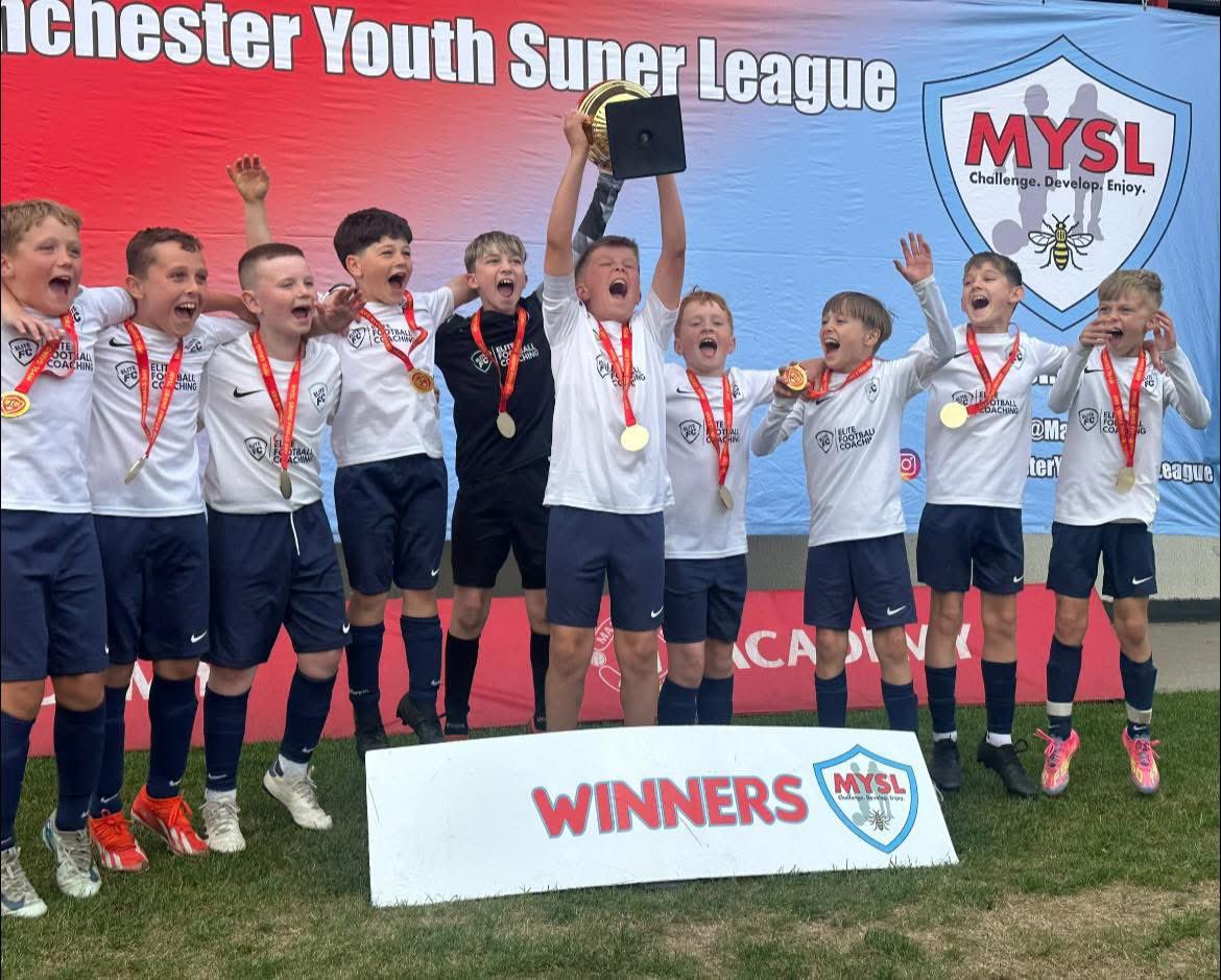Elite Football Coaching (@elitefcacademy) on Twitter photo โช๏ธ๐ต ๐จ๐ก๐๐๐ฅ ๐ญ๐ฌ ๐๐๐๐ ๐ฃ๐๐ข๐ก๐ฆ ๐
Congratulations to our u10 Blacks team who finished off an excellent season yesterday by lifting the <a href="/MancYSL/">Manchester Youth Super League</a> Champions Cup
The progress of this group over the past 12 months has been exceptional ๐ & they can now deservedly call โช๏ธ๐ต ๐จ๐ก๐๐๐ฅ ๐ญ๐ฌ ๐๐๐๐ ๐ฃ๐๐ข๐ก๐ฆ ๐
Congratulations to our u10 Blacks team who finished off an excellent season yesterday by lifting the <a href="/MancYSL/">Manchester Youth Super League</a> Champions Cup
The progress of this group over the past 12 months has been exceptional ๐ & they can now deservedly call