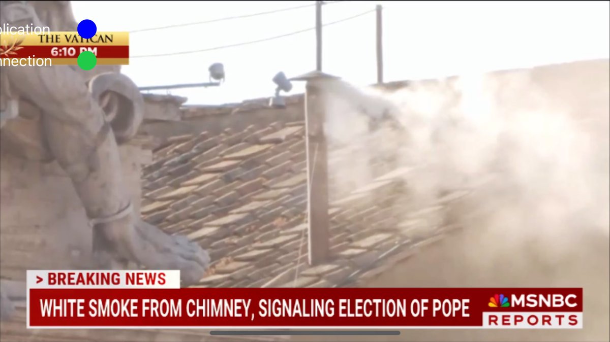 White smoke! It’s time for a new pope!