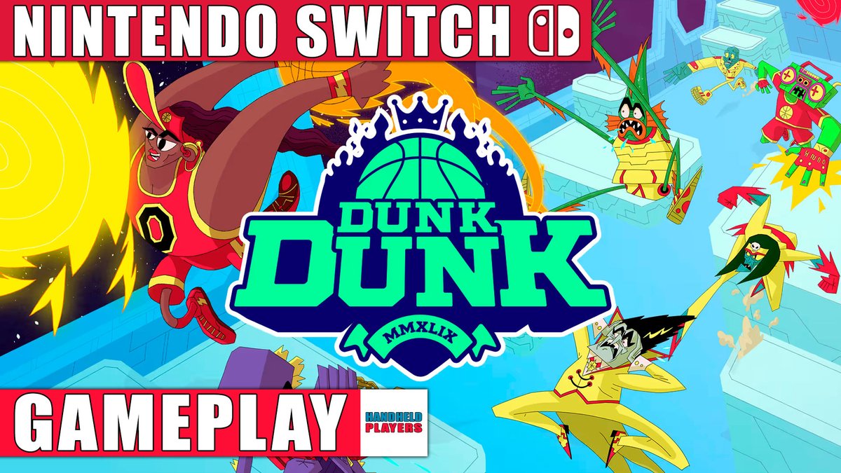 I was playing Dunk Dunk on #NintendoSwitch. This is a basketball game unlike any other, mixing a unique cartoony aesthetic, the strategy and precision of basketball with the chaotic fun of multiplayer arena platforming action.

Check out my Switch video: youtube.com/watch?v=dAFti4…