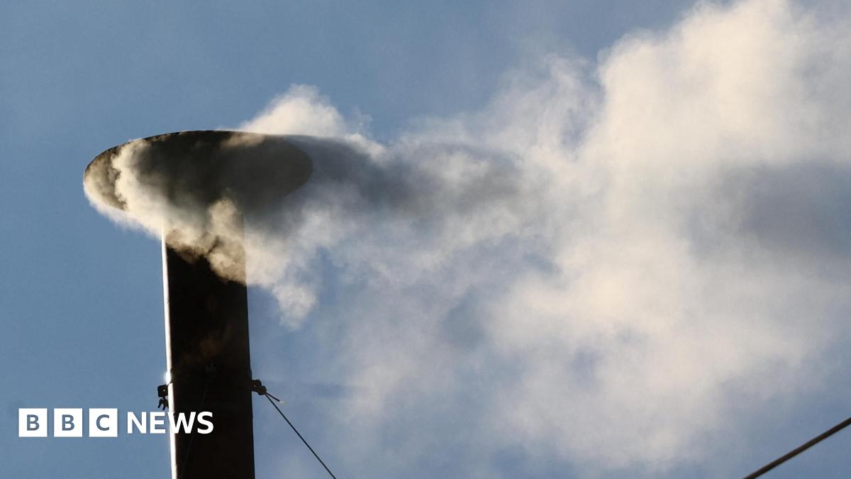 White smoke emerges as a new pope is elected. Follow our live coverage. bbc.in/42OoMdb