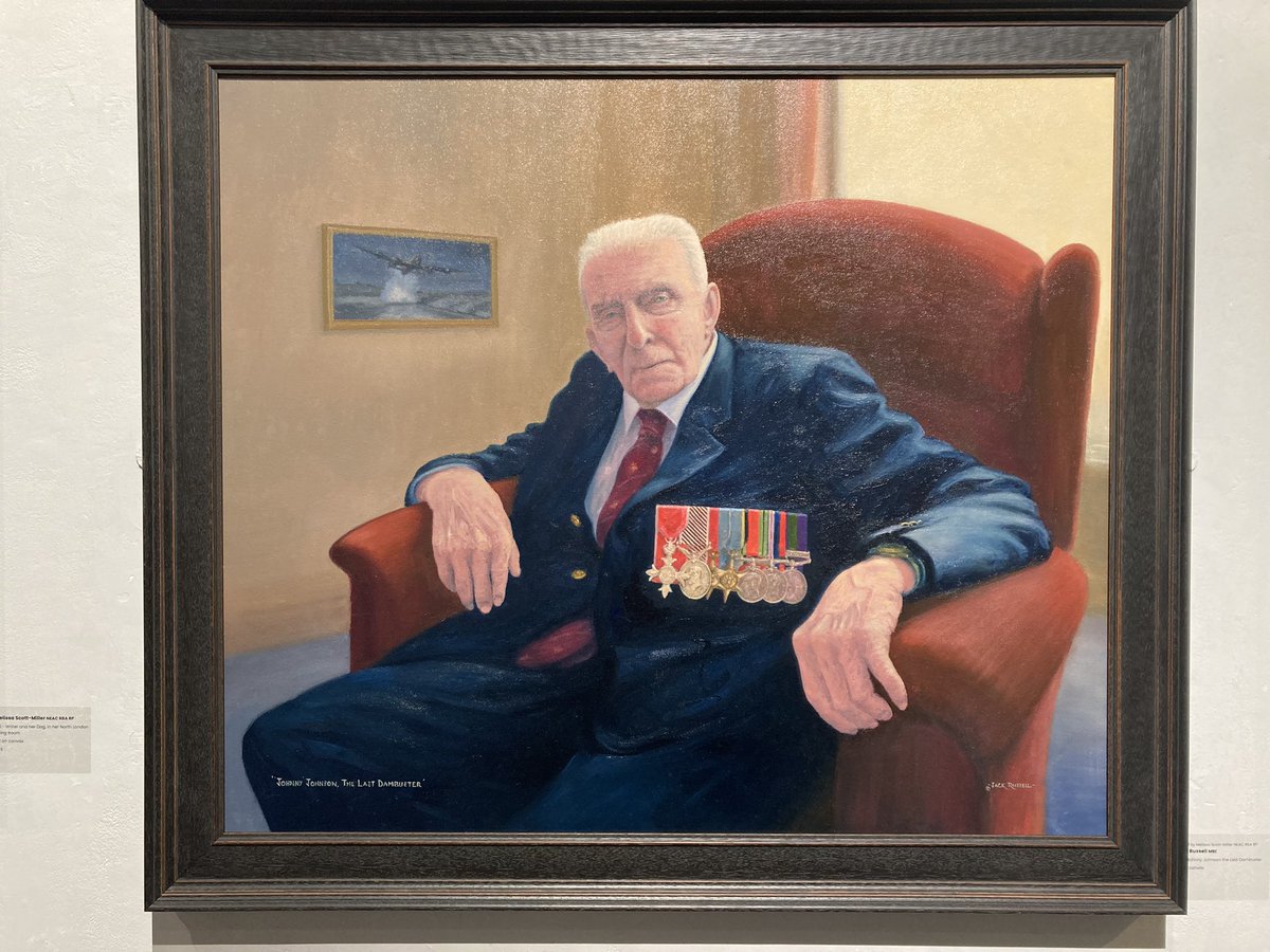 Jack Russell MBE (@jackrussellart) on Twitter photo Thrilled to have my portrait of Johnny Johnson The Last Dambuster showing <a href="/RP_portraits/">the RP</a> <a href="/mallgalleries/">mallgalleries</a> in #London The only war veteran portrait showing during this #VEDay80 celebrations We will never forget <a href="/RAFBBMF/">RAF BBMF</a> <a href="/ScamptonChurch/">Scampton Church & RAF War Graves Heritage Centre</a> <a href="/RAFMUSEUM/">RAF Museum</a> #remembrance #Legends #Heroes Thrilled to have my portrait of Johnny Johnson The Last Dambuster showing <a href="/RP_portraits/">the RP</a> <a href="/mallgalleries/">mallgalleries</a> in #London The only war veteran portrait showing during this #VEDay80 celebrations We will never forget <a href="/RAFBBMF/">RAF BBMF</a> <a href="/ScamptonChurch/">Scampton Church & RAF War Graves Heritage Centre</a> <a href="/RAFMUSEUM/">RAF Museum</a> #remembrance #Legends #Heroes