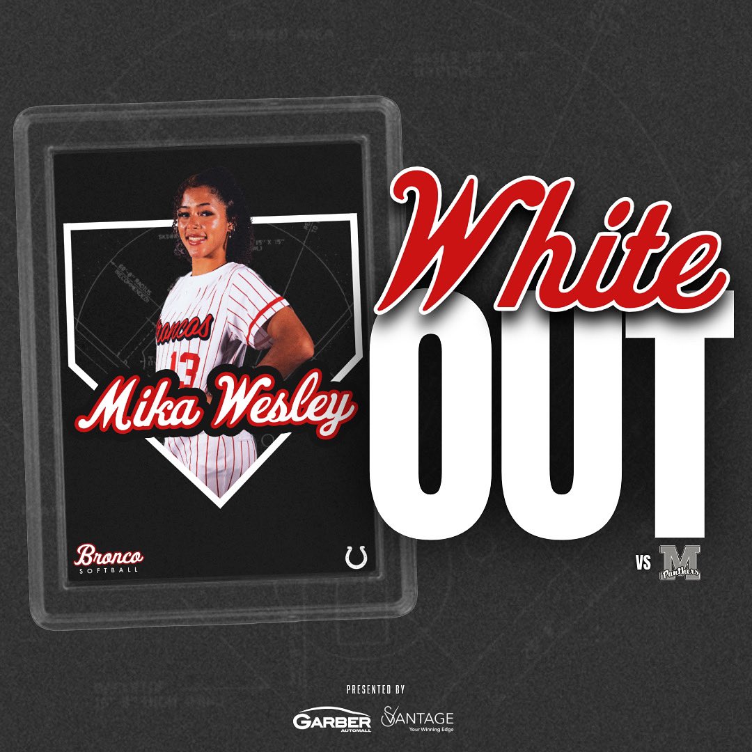 GAMEDAY 🥎 
Regional Quarterfinal
🆚 &gt; Milton High School
📍 &gt; Home
📆 &gt; May 8th
⏰ &gt; 5:00 PM
🎟️ &gt; GoFan
#HorsePower