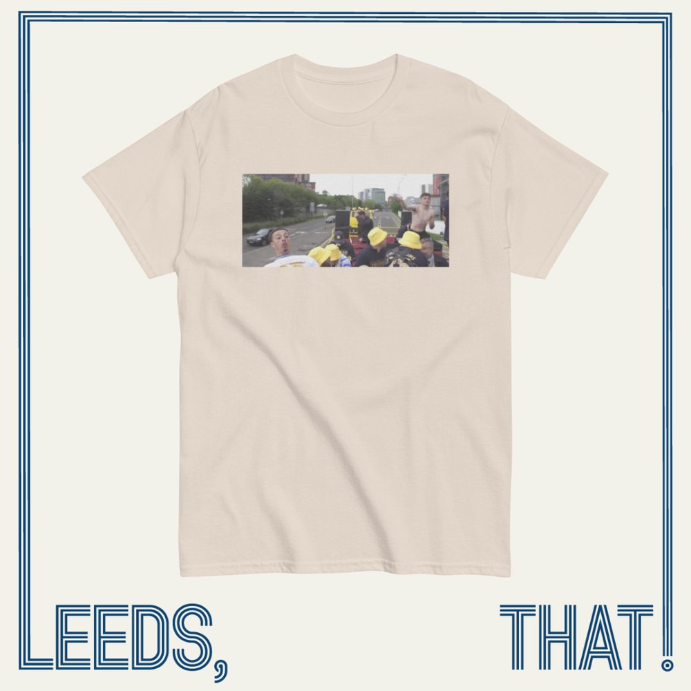 leedsthat's tweet image. Aaaaaam-pa-du-du-du! 🎤🍺

People shouldn't go hungry, so let's raise some money for
@LUFCFoodbank 

Comments, shares, likes are all welcome.. We might even give one away! 😉

👇