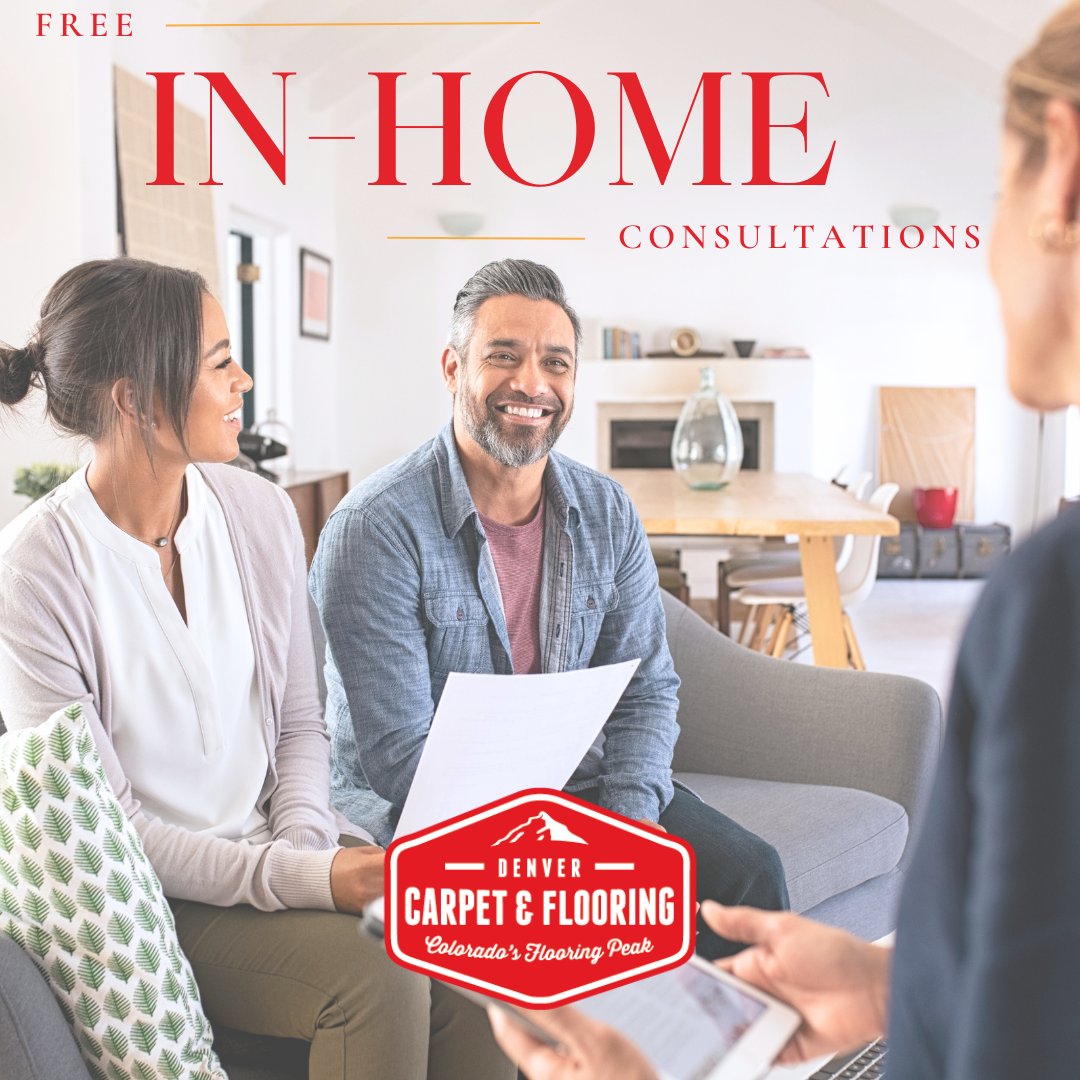 DenverCarpets's tweet photo. We bring the showroom to you—see flooring samples in your home. Our consultants bring options, take measurements, and make it easy.
Book your free estimate today! https://t.co/W8hXoQgITQ https://t.co/Dg0B1Fu6zh