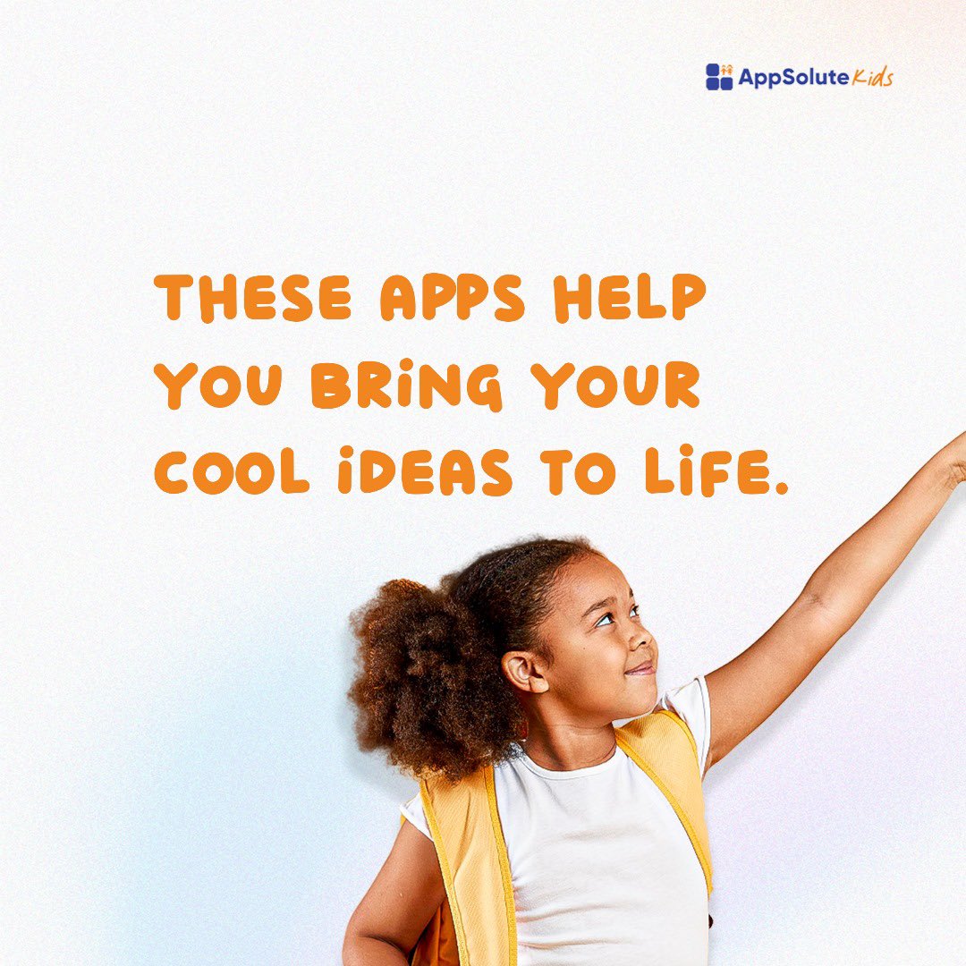 Appsolute_Kids's tweet image. Want to draw, make music, or tell stories? These fun apps help you bring your ideas to life! Which will you try first?
#techforkids #creativeapps #funwithtech #kidcreators #appsolutecreativity
