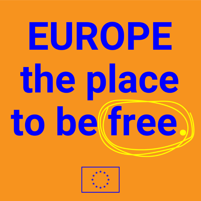 EU_Commission's tweet photo. 🇪🇺 United in Diversity. Europe, our home. 🌍 

Today, we celebrate the European dream and the values that bring us together. 

#EuropeDay is your day! 💙