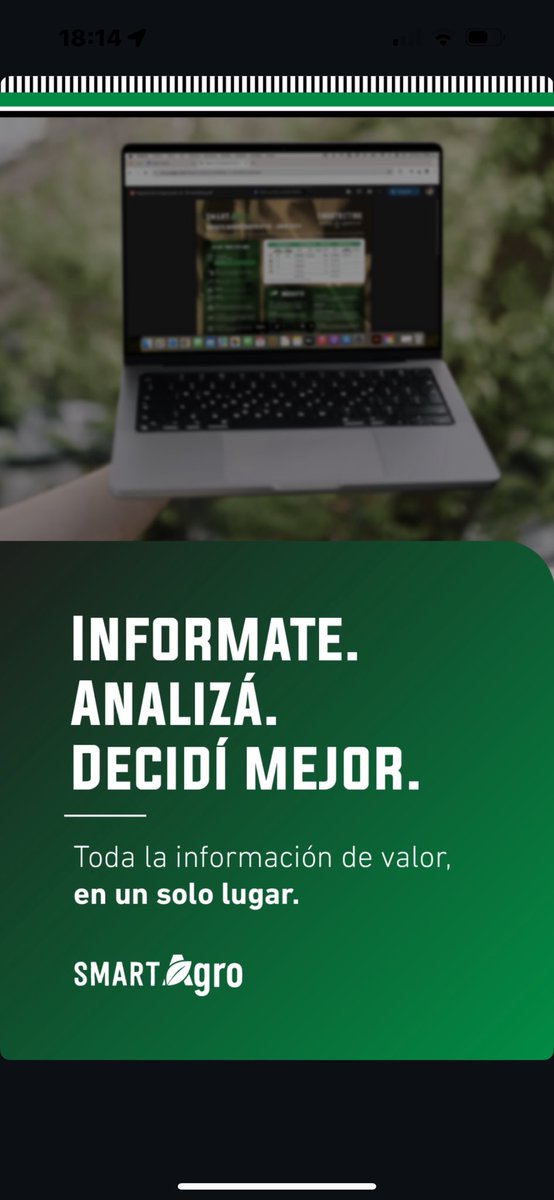 Smartketingok's tweet photo. 🌱SmartAgro #24 - Abril 2025

📢 ¡Toda la información del sector en un solo lugar!

🚀 Accede fácilmente y registrate en el Plan Siembra
https://t.co/yQ4unwwY9N

¡Sumate a la comunidad SmartAgro!

📲+54 9 11 2477-8993
🌏 https://t.co/LX5BORnzFm
📩 info@smartagro.io

📱💻📢🎼📽 https://t.co/1gPQ0tXDCH
