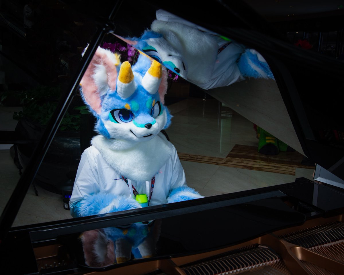都在看我演出吗～
#FursuitFriday