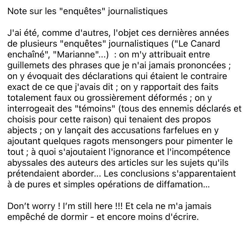 didiereribon's tweet image. Note sur les « enquêtes » journalistiques