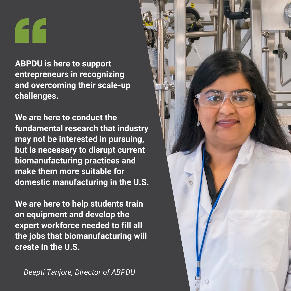 ABPDU (@abpdu) on Twitter photo In a recent interview with <a href="/BerkeleyLab/">Berkeley Lab</a>, #ABPDU Director Deepti Tanjore discussed our mission, unique capabilities, potential future research directions, and more. Listen: newscenter.lbl.gov/2025/05/07/exp… In a recent interview with <a href="/BerkeleyLab/">Berkeley Lab</a>, #ABPDU Director Deepti Tanjore discussed our mission, unique capabilities, potential future research directions, and more. Listen: newscenter.lbl.gov/2025/05/07/exp…
