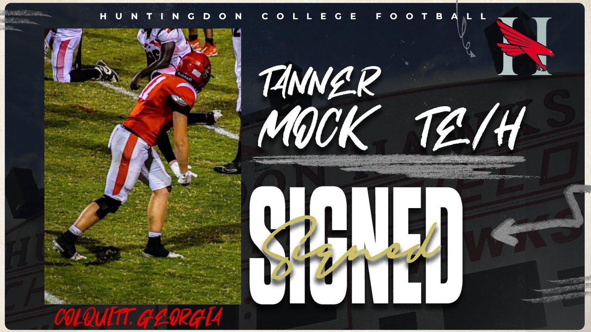 Welcome to the nest, Tanner Mock! 

TE/H from Colquitt, GA! #WHOOP