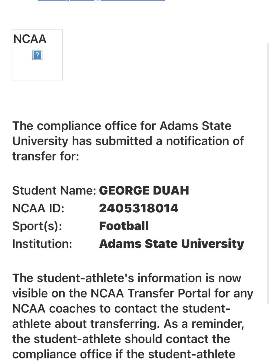 George Duah (@georgeduah8) on Twitter photo 6’6 295 OT 2 years of eligibility 6’6 295 OT 2 years of eligibility