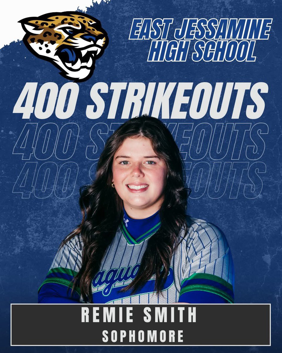 East Jessamine High School Softball (@ejhs_softball) on Twitter photo Congratulations to Remie Smith on earning her 400th varsity career strikeout last night during our game against Garrard County. Congratulations Remie! <a href="/12thSports/">12th Region Sports Network</a> <a href="/EJHS_Athletics/">EJHS Athletics</a> <a href="/EastJessamineHi/">East Jessamine High</a> Congratulations to Remie Smith on earning her 400th varsity career strikeout last night during our game against Garrard County. Congratulations Remie! <a href="/12thSports/">12th Region Sports Network</a> <a href="/EJHS_Athletics/">EJHS Athletics</a> <a href="/EastJessamineHi/">East Jessamine High</a>