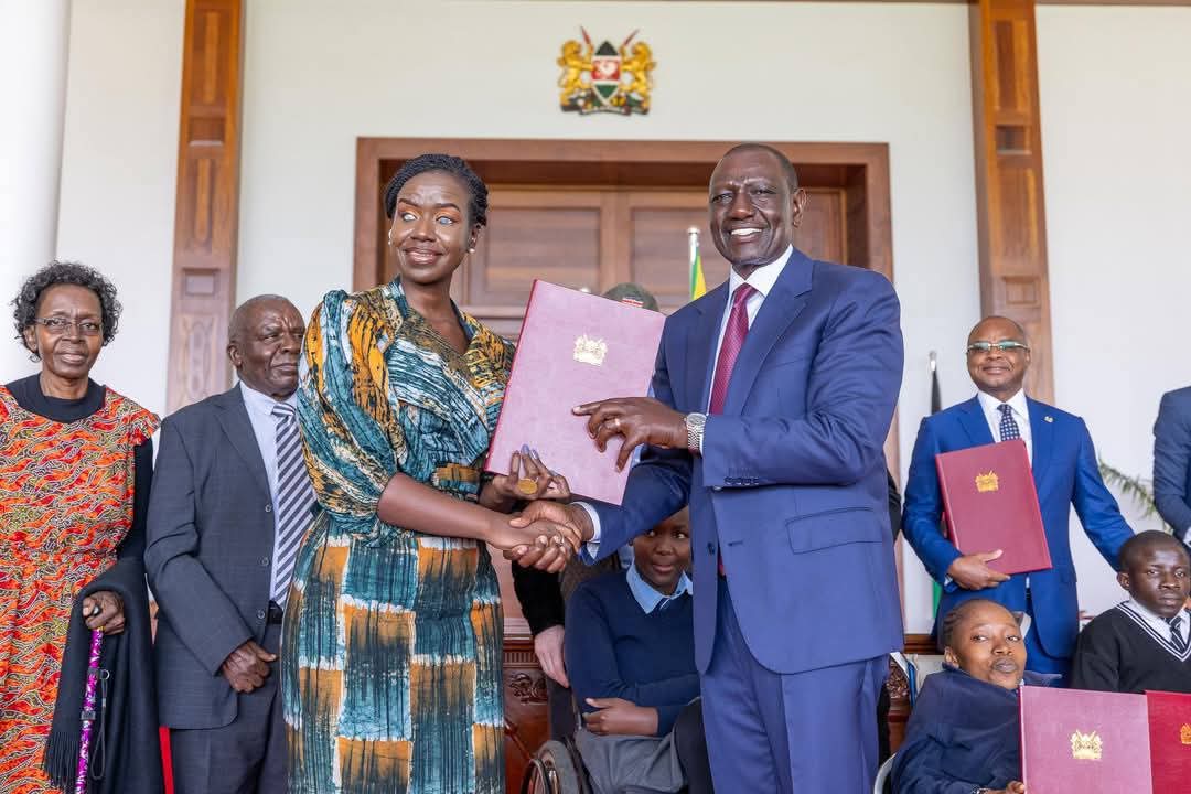 Applaud for Honourable Crystal Asige for seeing the PWD Act being signed into law.This is a huge milestone for PWD's as their rights are now safeguarded by law.