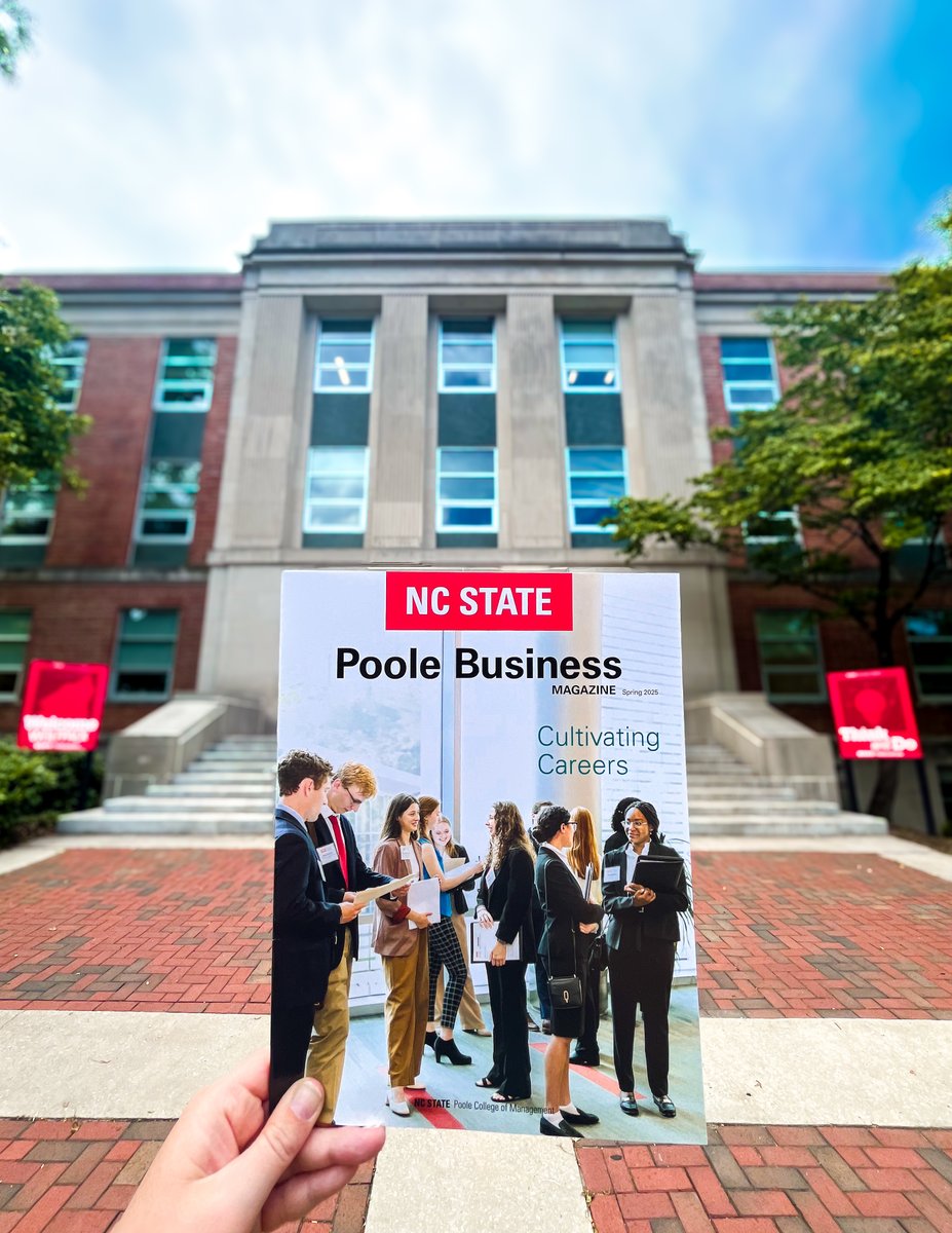 The Spring 2025 edition of Poole Business is here. 🚨✨

Explore stories of innovation, impact, and community from across the Poole College of Management — including alumni trailblazers, student success, groundbreaking research, and more. 🐺🐾➡️ ow.ly/2ZSE50VPoXc