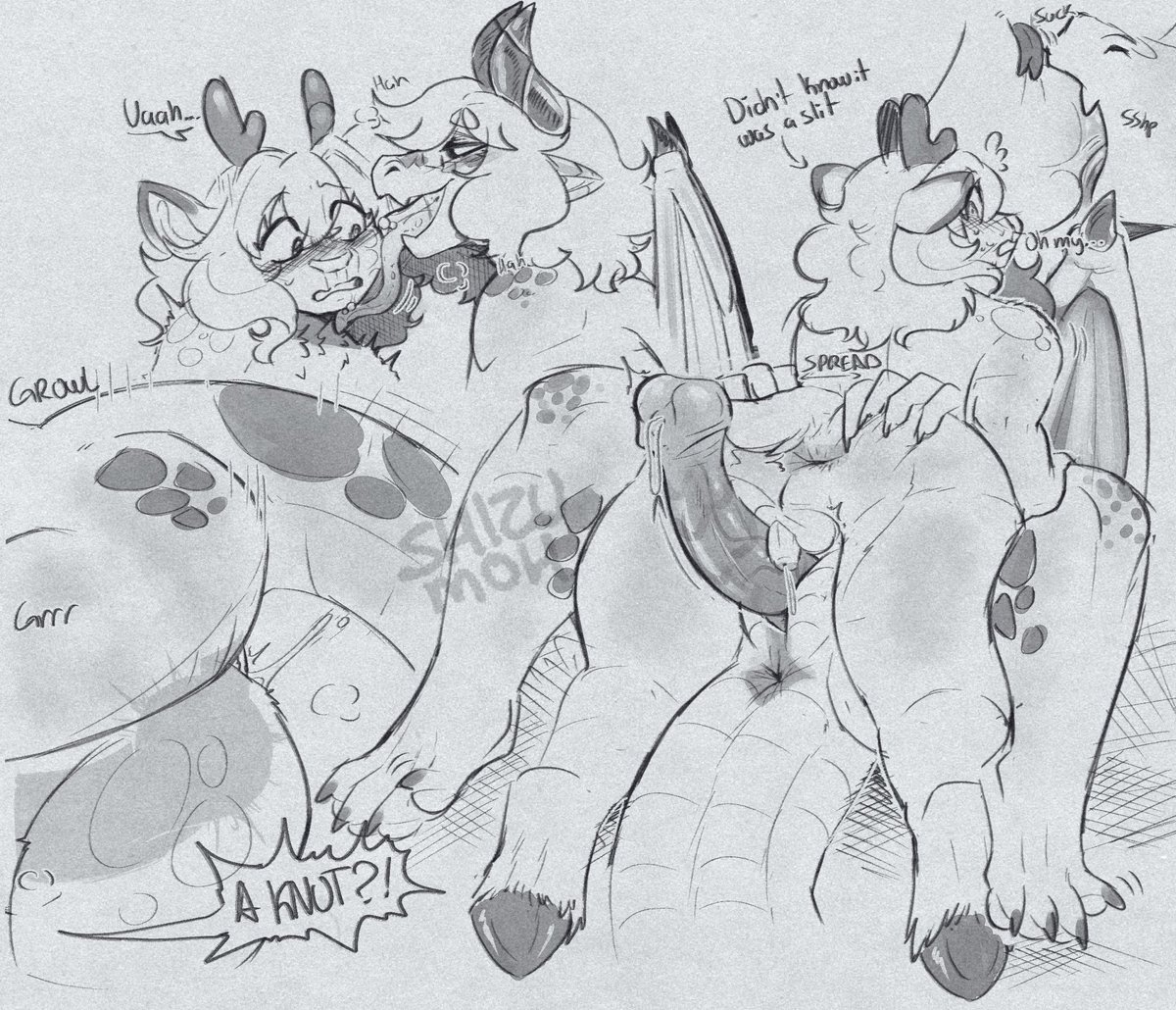 shizumohnsfw's tweet photo. Big scary dragon bf @ackackimdying https://t.co/sUSaXlNd0S
