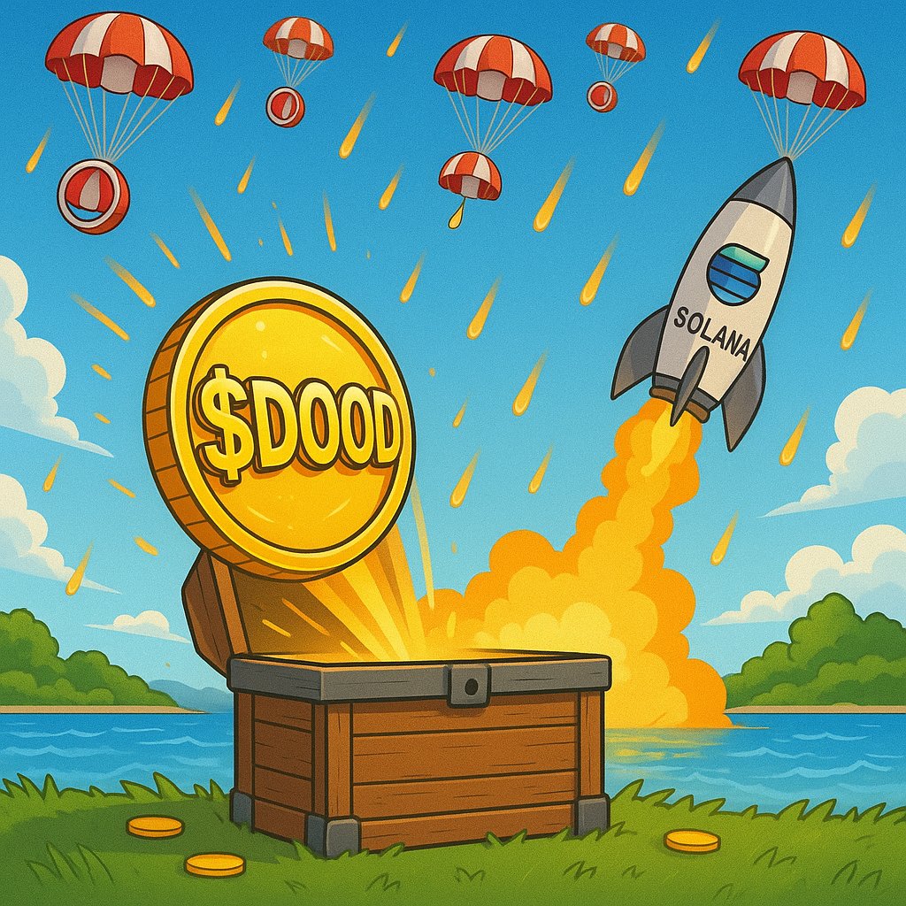 Incomecrypto24's tweet photo. 🚨$DOOD on Solana: 10B Tokens Drop TOMORROW 😮🔥 $DOOD token launches on
@solana with 10B supply 👏
#DOODAirdrop #SolanaAirdrop #CryptoAirdrop #NFTSurge #Web3 #CryptoHype #incomecrypto https://t.co/xgzBxfUsQG