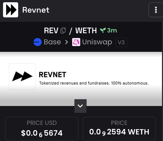 $REV 

dexscreener.com/base/0x26ae1d9…

dextools.io/app/en/base/pa…