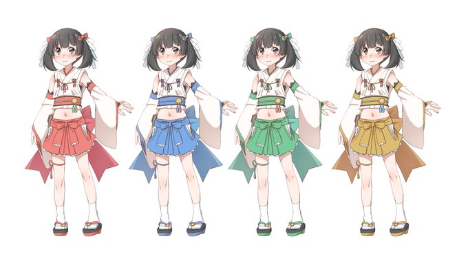 副産物のなごみちゃんカラーバリエーション
カラーひよこみたいで可愛いと思う 