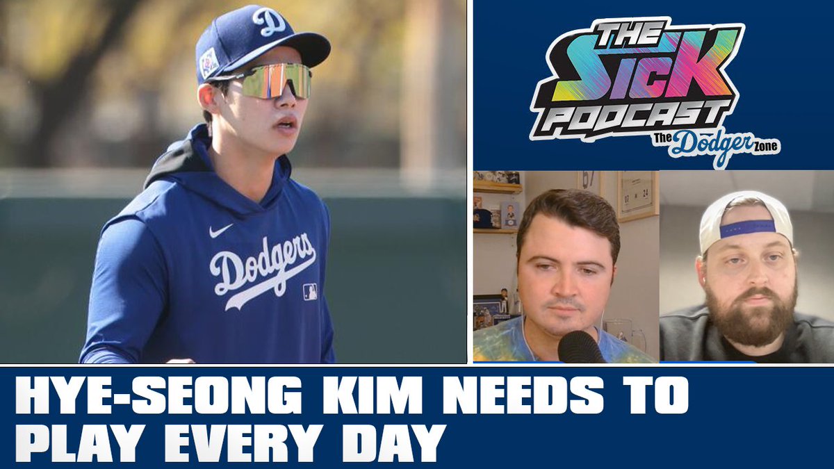 The Sick Podcast - The Dodger Zone (@sickpoddodgers) on Twitter photo 🚨New Episode🚨
<a href="/ryanburschinger/">Ryan Burschinger</a> and <a href="/beaunotjackson/">Beau Benson</a> discuss:
🔵Hye-seong Kim looks ready to be the everyday 2nd baseman
🔵Freddie Freeman carries the offense
🔵Clayton Kershaw is set to return at just the right time
Full pod👇
Watch: youtu.be/ZgH3U-BNW64
#thesickpodcast 🚨New Episode🚨
<a href="/ryanburschinger/">Ryan Burschinger</a> and <a href="/beaunotjackson/">Beau Benson</a> discuss:
🔵Hye-seong Kim looks ready to be the everyday 2nd baseman
🔵Freddie Freeman carries the offense
🔵Clayton Kershaw is set to return at just the right time
Full pod👇
Watch: youtu.be/ZgH3U-BNW64
#thesickpodcast