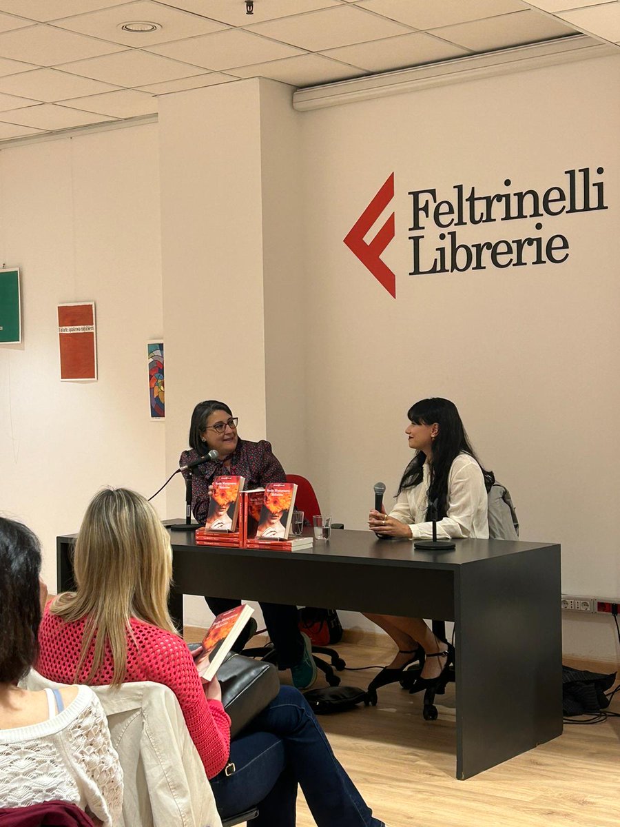 feltrinellied's tweet photo. Presentazione di #Malanima di #RositaManuguerra in @Feltrinelli_ #Roma con @Giuditta_legge https://t.co/LHeQF7NSrK