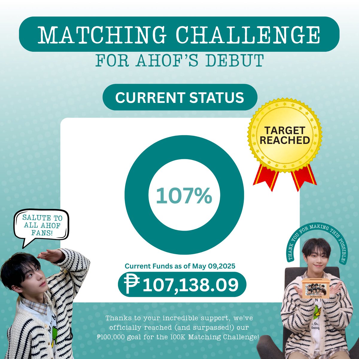 Seo Jeongwoo PH (@seojeongwoo_ph) on Twitter photo ๐ ๐๐ข๐๐ ๐ฅ๐๐๐๐๐๐! โฑ๐ญ๐ฌ๐ฌ๐ ๐ ๐๐ง๐๐๐๐ก๐ ๐๐๐๐๐๐๐ก๐๐ ๐๐ข๐ ๐ฃ๐๐๐ง๐! ๐
Weโre beyond grateful to announce that weโve officially ๐บ๐ฒ๐ ๐ฎ๐ป๐ฑ ๐ฒ๐
๐ฐ๐ฒ๐ฒ๐ฑ๐ฒ๐ฑ ๐ผ๐๐ฟ โฑ๐ญ๐ฌ๐ฌ,๐ฌ๐ฌ๐ฌ ๐ด๐ผ๐ฎ๐นโwhich means the full โฑ๐ญ๐ฌ๐ฌ,๐ฌ๐ฌ๐ฌ ๐๐ฝ๐ผ๐ป๐๐ผ๐ฟ ๐ฝ๐น๐ฒ๐ฑ๐ด๐ฒ ๐ ๐๐ข๐๐ ๐ฅ๐๐๐๐๐๐! โฑ๐ญ๐ฌ๐ฌ๐ ๐ ๐๐ง๐๐๐๐ก๐ ๐๐๐๐๐๐๐ก๐๐ ๐๐ข๐ ๐ฃ๐๐๐ง๐! ๐
Weโre beyond grateful to announce that weโve officially ๐บ๐ฒ๐ ๐ฎ๐ป๐ฑ ๐ฒ๐
๐ฐ๐ฒ๐ฒ๐ฑ๐ฒ๐ฑ ๐ผ๐๐ฟ โฑ๐ญ๐ฌ๐ฌ,๐ฌ๐ฌ๐ฌ ๐ด๐ผ๐ฎ๐นโwhich means the full โฑ๐ญ๐ฌ๐ฌ,๐ฌ๐ฌ๐ฌ ๐๐ฝ๐ผ๐ป๐๐ผ๐ฟ ๐ฝ๐น๐ฒ๐ฑ๐ด๐ฒ