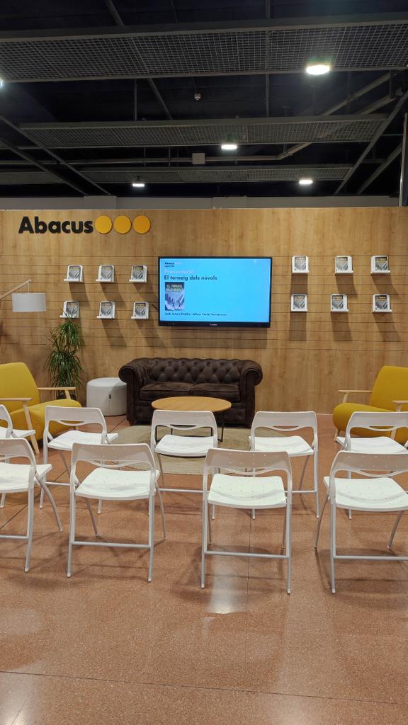 Tot a punt per a la presentació del meu nou llibre, 'El torneig dels núvols', a l'Abacus de Tarragona. Quin espai més "cucu"! Us espero a les 19 hores!

<a href="/jollibre/">Jollibre</a> <a href="/AbacusCoop/">Abacus cooperativa</a>