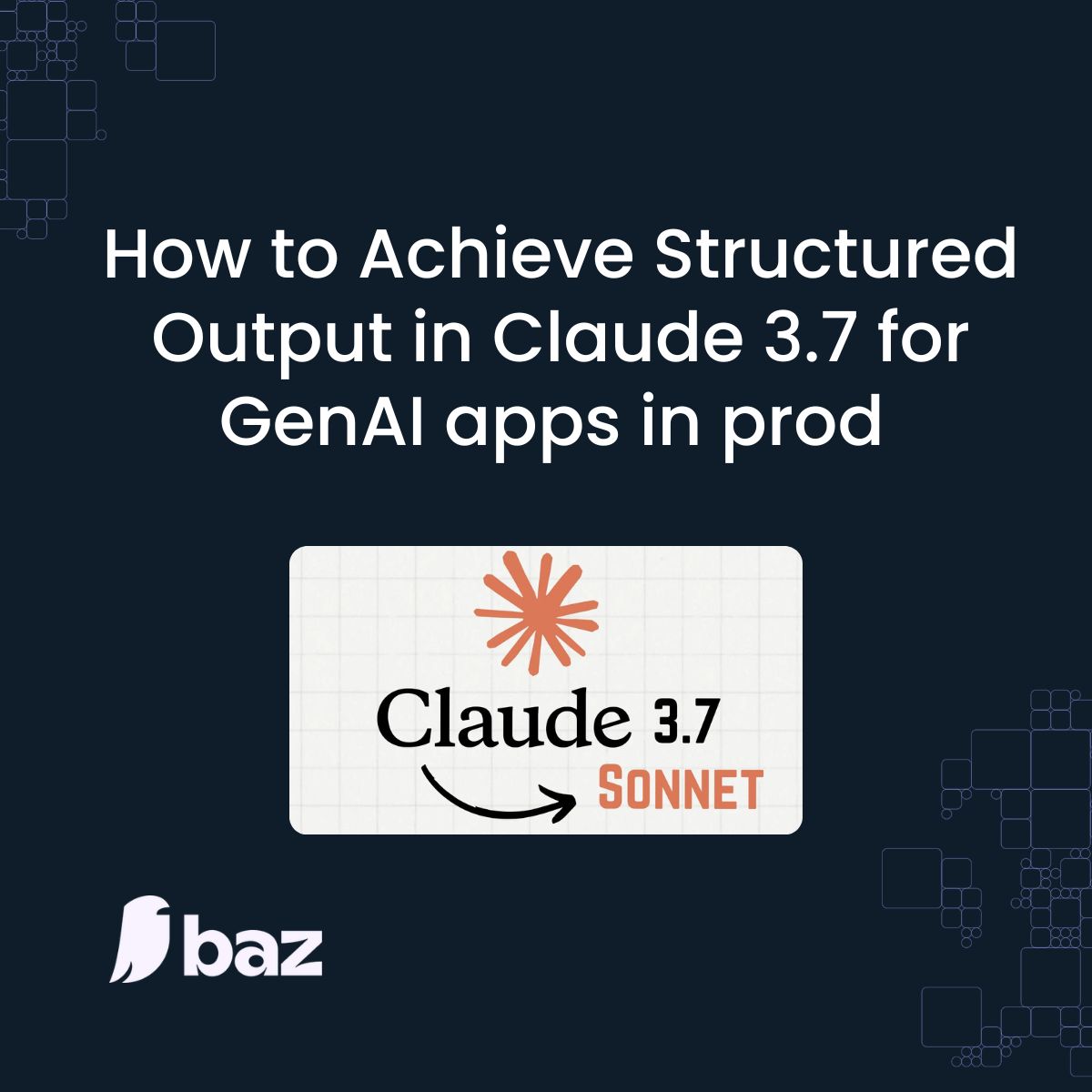 baz (@baz_scm) on Twitter photo How to achieve LLM structure output with <a href="/Anthropic/">Paul Jankura</a> Claude Sonnet 3.7 - with code examples using <a href="/LangChainAI/">LangChain</a> and <a href="/AWS/">Amazon Web Services</a> Bedrock —> buff.ly/6bWoiDZ
And why this is critical for production-grade LLM systems. How to achieve LLM structure output with <a href="/Anthropic/">Paul Jankura</a> Claude Sonnet 3.7 - with code examples using <a href="/LangChainAI/">LangChain</a> and <a href="/AWS/">Amazon Web Services</a> Bedrock —> buff.ly/6bWoiDZ
And why this is critical for production-grade LLM systems.