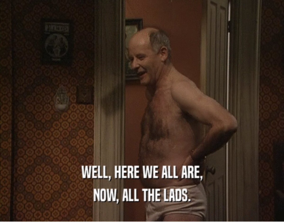 Imagine the party the conclave boys are going to throw tonight