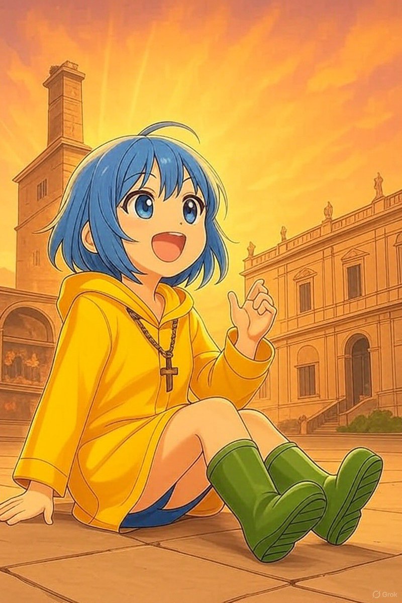 CrizJoan's tweet photo. @NFTDEFILAND We have a new pope! I hope he will meet #LUCE soon, it’s the official mascot of the Vatican bringing hope and kindness to the world💛 I believe in $LUCE https://t.co/30AWbisbNJ