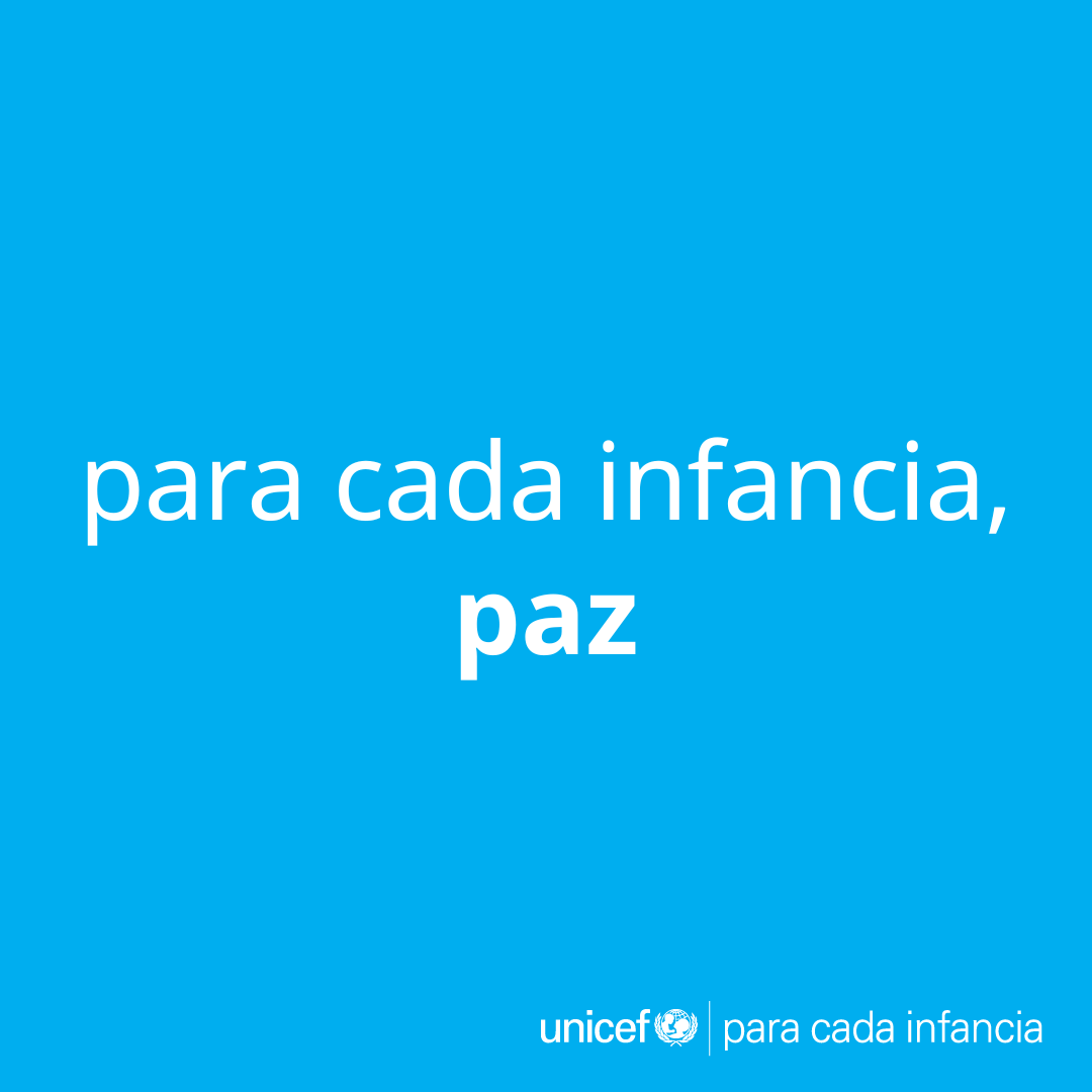 En los conflictos y las guerras, son los niños y niñas quienes pagan el precio más alto.

#ParaCadaInfancia, paz y protección.