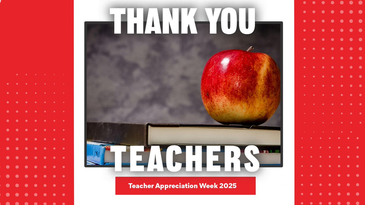 🍎 Thank you to all of our incredible teachers! We appreciate your dedication, passion, and the meaningful impact you make in the lives of our learners every day.