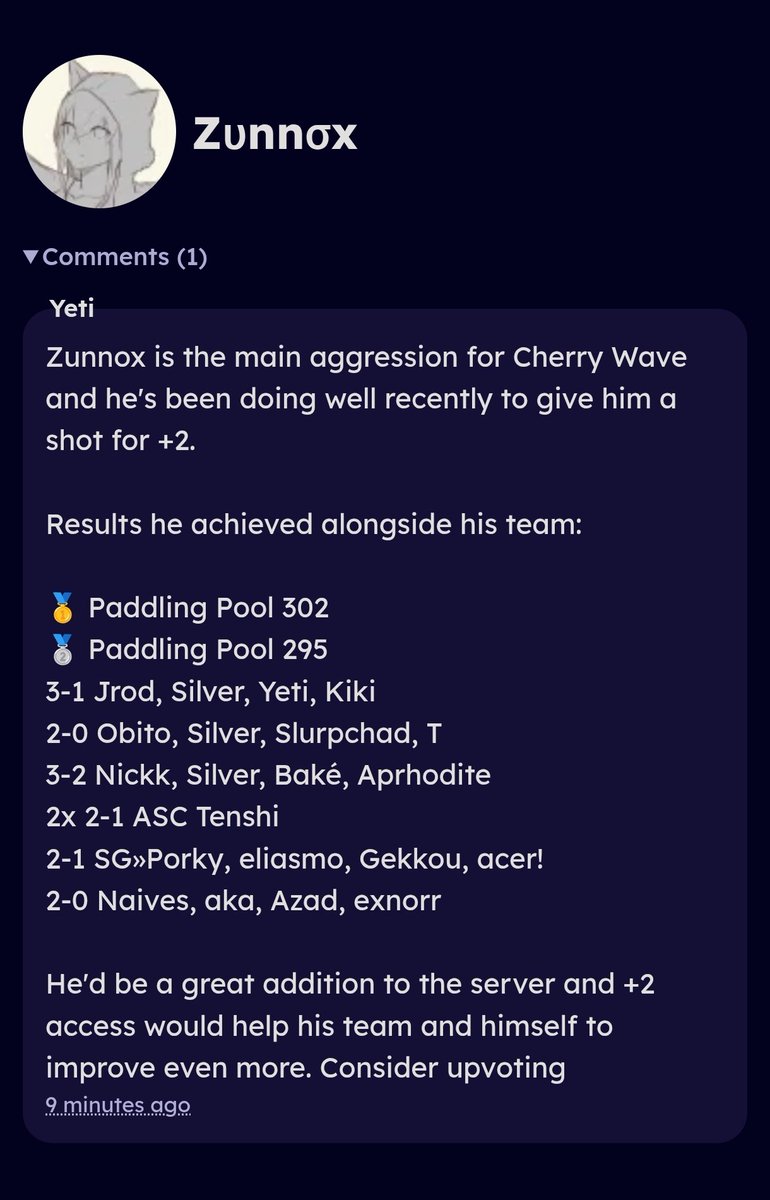 Got suggested to plus 2 by @/Yeti_spl 
Thanks for the opportunity