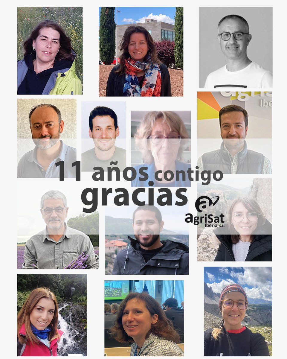En AgriSat estamos de aniversario... 11 años dando servicio a nuestros agricultores, mano a mano en la aplicación de agricultura de precisión y el conocimiento científico. Gracias por confiar en nosotros.🙏💐
🎉🎊🎂🥳